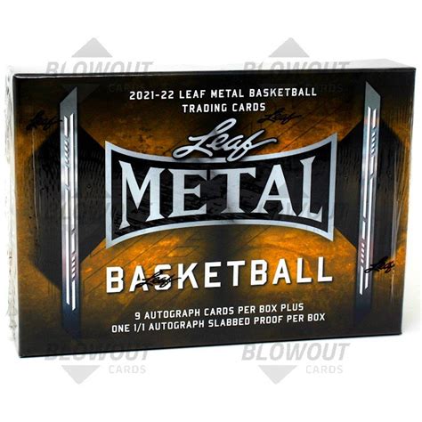 2021/22 leaf metal basketball jumbo box|leaf metal basketball checklist 2021.